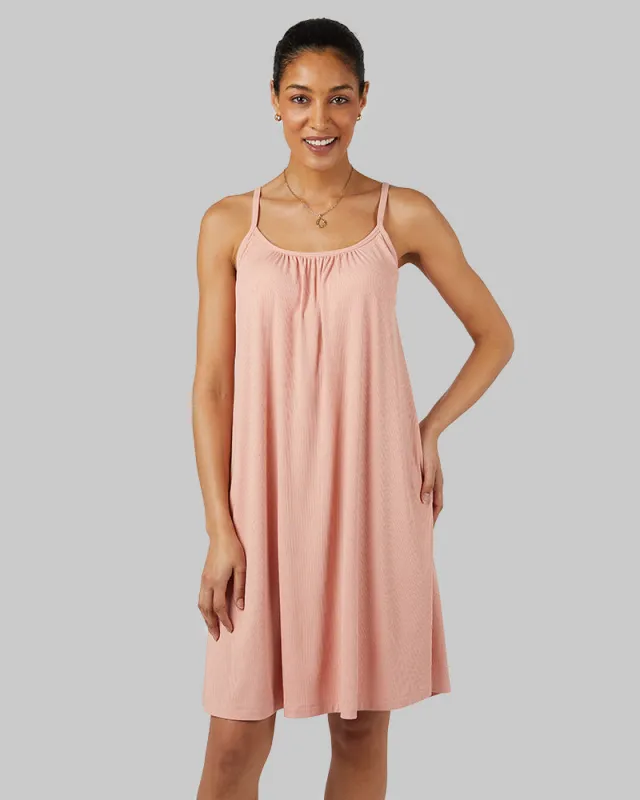 WOMEN'S SOFT RIB FLOWY BRA DRESS sold by 32 Degrees