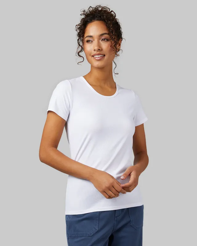 WOMEN'S SOFT RIB FITTED T-SHIRT sold by 32 Degrees
