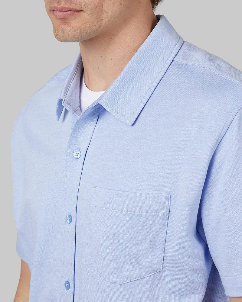 MEN'S CASUAL KNIT SHORT SLEEVE BUTTON-UP sold by 32 Degrees product image thumbnail 2