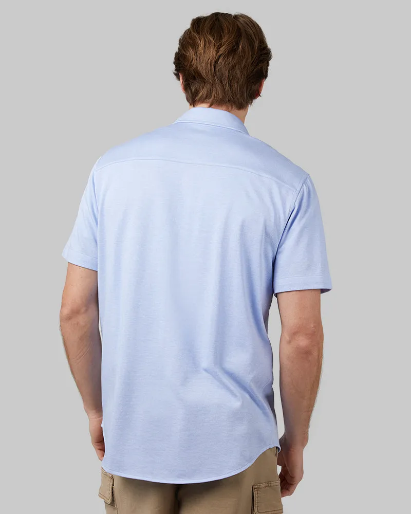 MEN'S CASUAL KNIT SHORT SLEEVE BUTTON-UP sold by 32 Degrees product image thumbnail 3