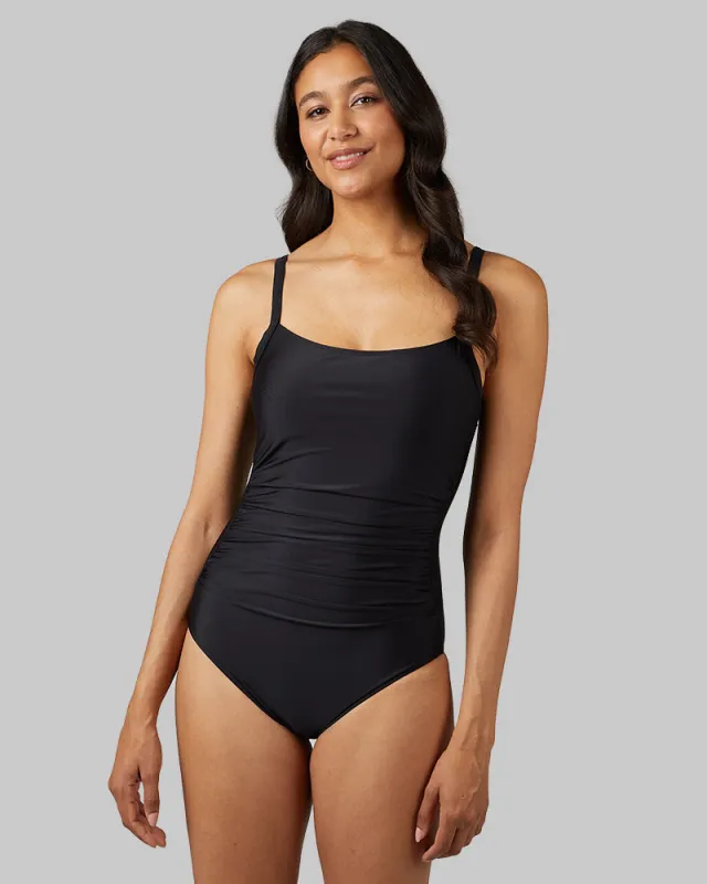 WOMEN'S SQUARE NECK ONE PIECE SWIMSUIT sold by 32 Degrees