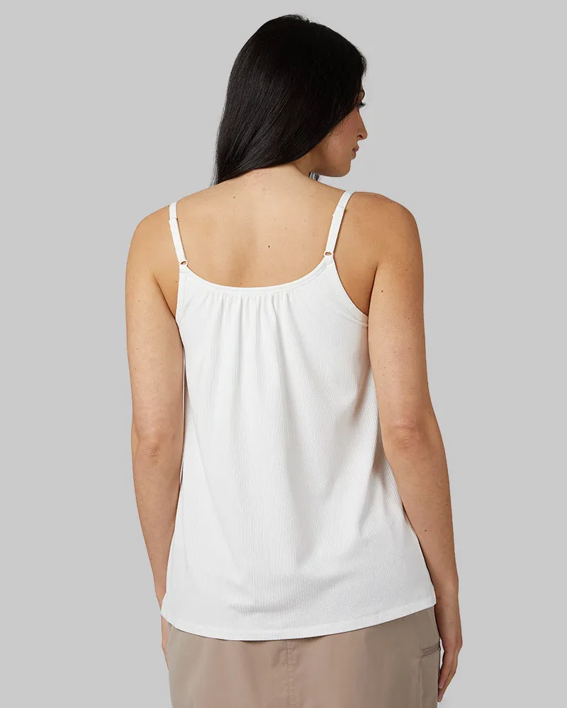 WOMEN'S SOFT RIB FLOWY BRA CAMI sold by 32 Degrees product image thumbnail 5