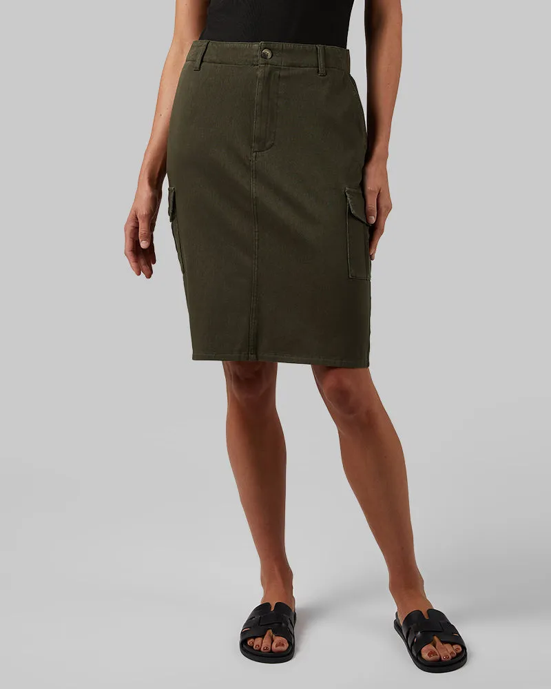 WOMEN'S STRETCH TWILL CARGO SKIRT sold by 32 Degrees product image thumbnail 5