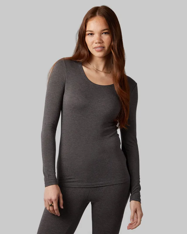 WOMEN'S MIDWEIGHT BASELAYER SCOOP TOP sold by 32 Degrees
