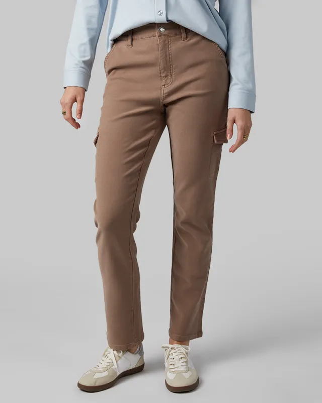 WOMEN'S STRETCH COMFORT CARGO JEAN made by 32 Degrees