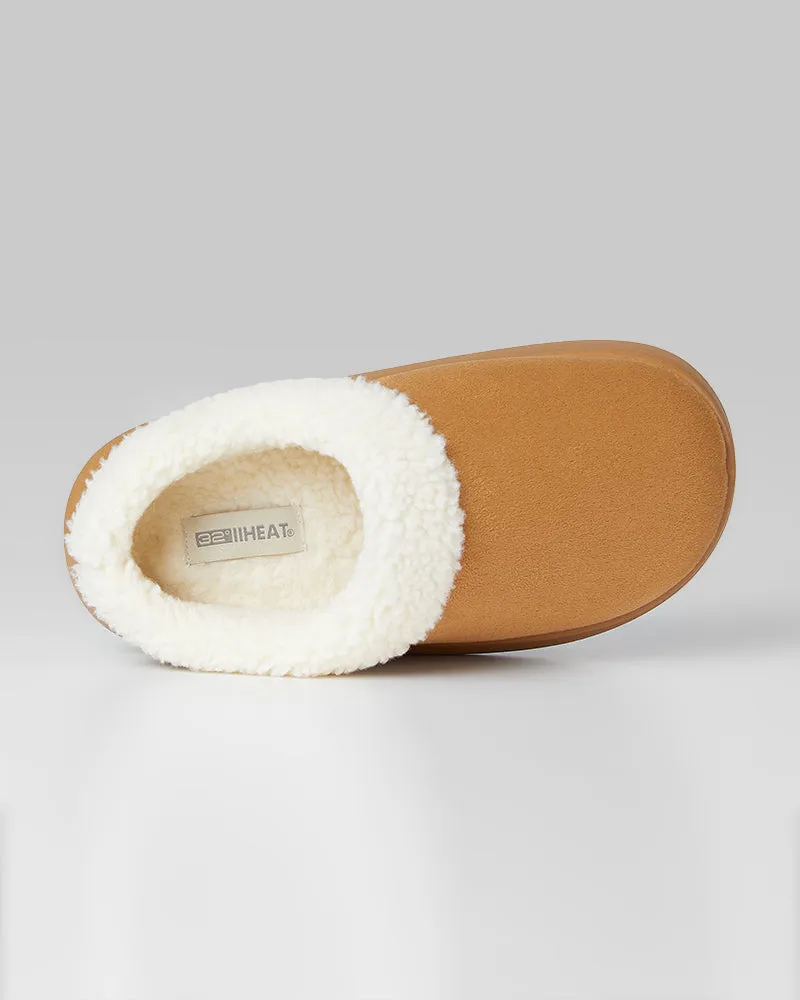 WOMEN'S SHERPA-LINED FAUX SUEDE SLIPPERS sold by 32 Degrees product image thumbnail 4