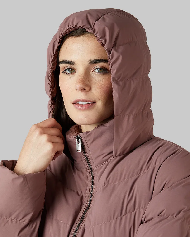 WOMEN'S MIDWEIGHT SHERPA-COLLARED PUFFER sold by 32 Degrees product image thumbnail 4