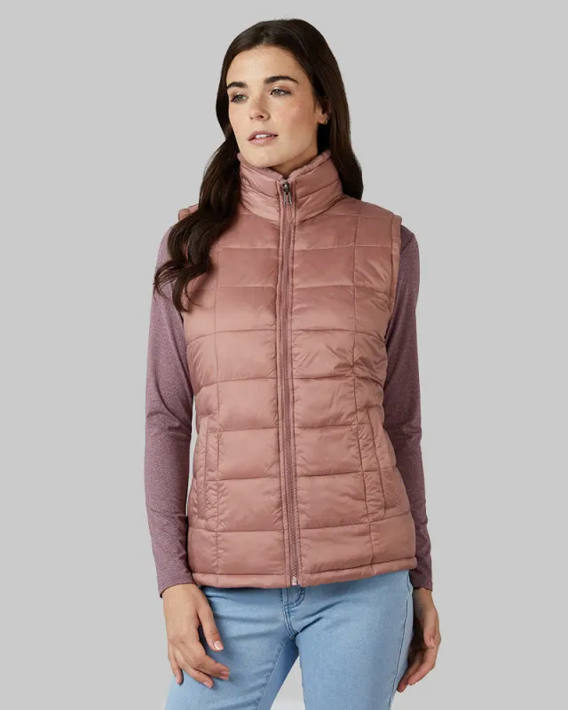 WOMEN'S REVERSIBLE LUXE FUR-LINED VEST made by 32 Degrees