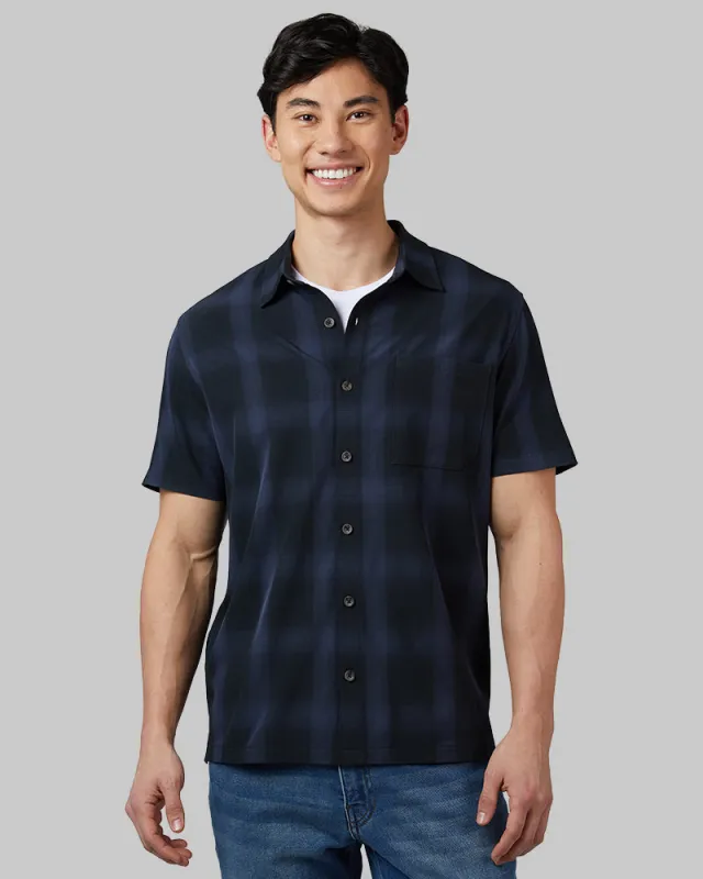 MEN'S CASUAL SHORT SLEEVE PLAID BUTTON-UP made by 32 Degrees