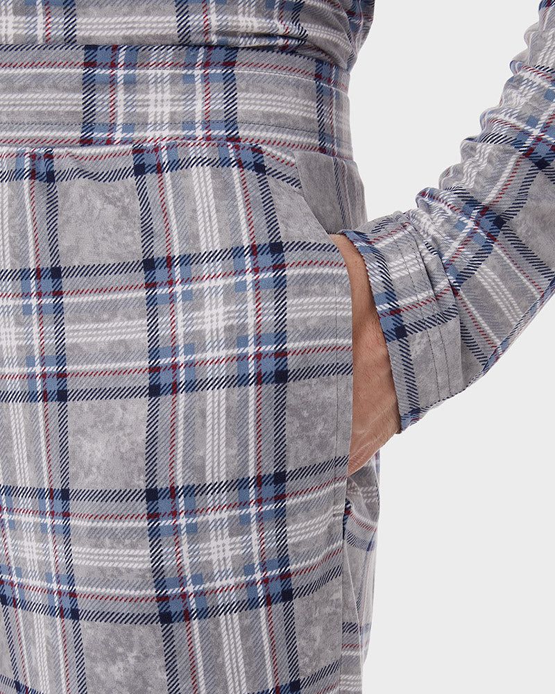 MEN'S STRETCH COMFORT BUTTON-UP 2PC SLEEP SET sold by 32 Degrees product image thumbnail 4