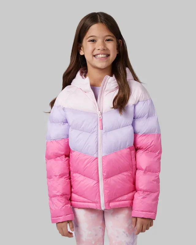 GIRLS' HOODED PUFFER JACKET Parallel
