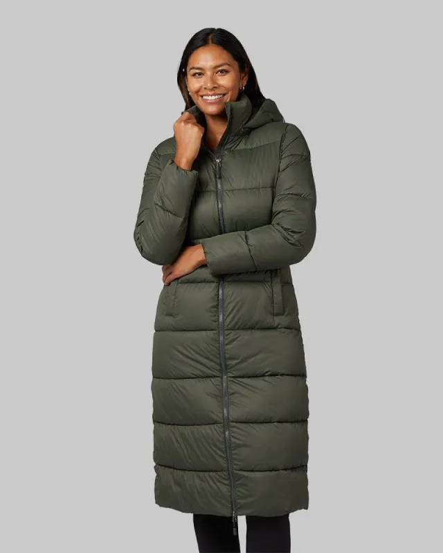 WOMEN'S SHIELD TECH MAXI POLY-FILL COAT Parallel