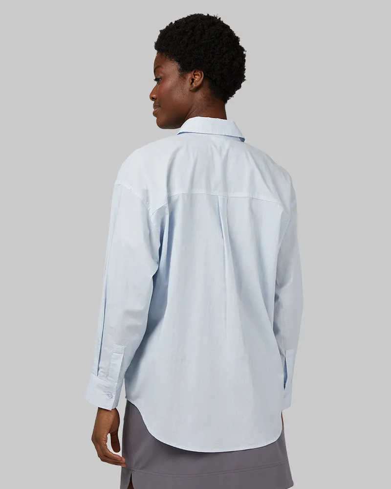 WOMEN'S OVERSIZED COTTON LONG SLEEVE BUTTON-UP sold by 32 Degrees product image thumbnail 4
