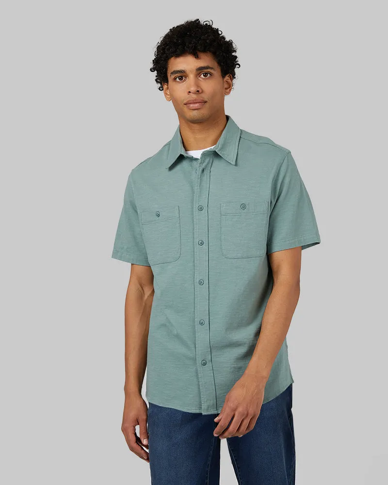 MEN'S SOFT WASH KNIT SHORT SLEEVE BUTTON-UP sold by 32 Degrees product image thumbnail 5