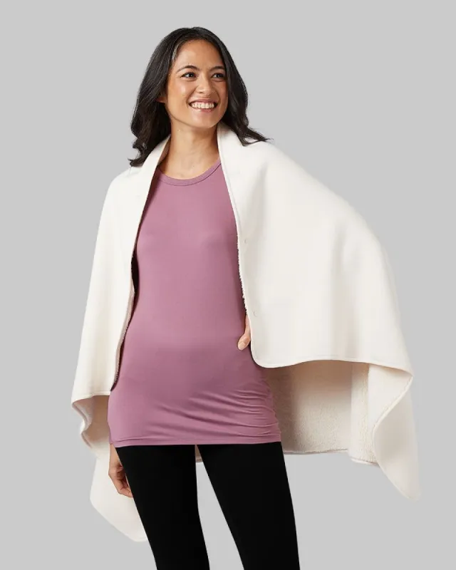 WOMEN'S FLEECE-LINED SHERPA WEARABLE BLANKET sold by 32 Degrees