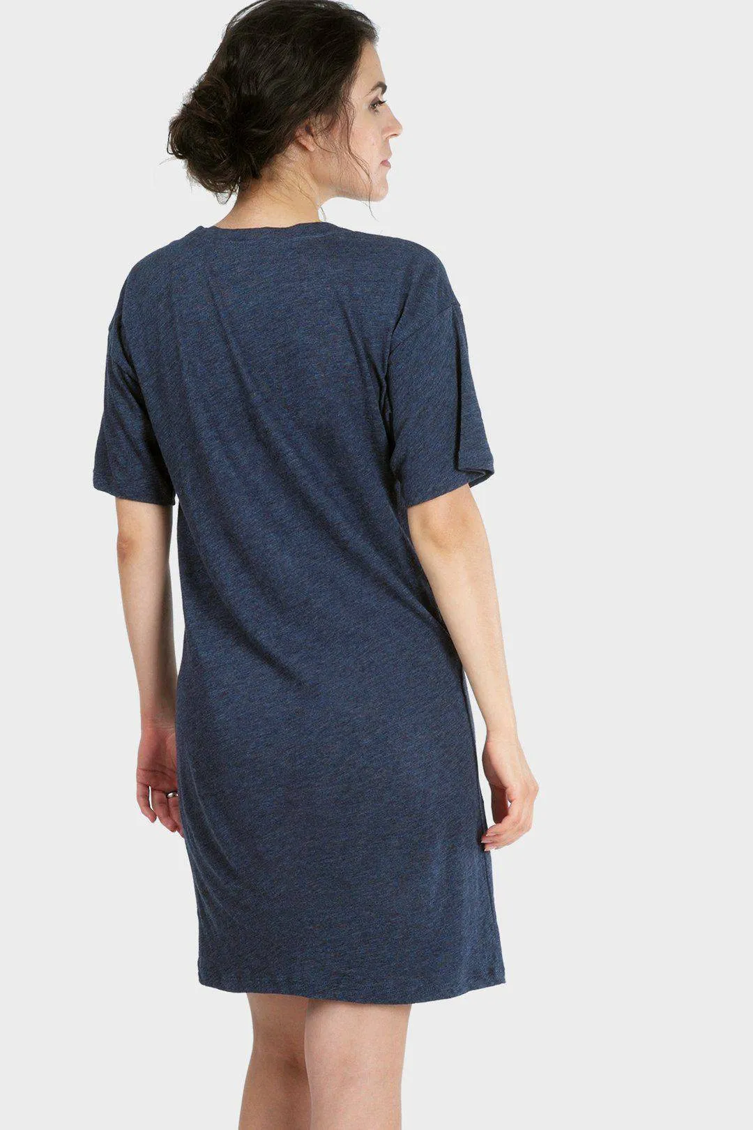 Mika T-Shirt Dress (Heather Lake) sold by 337 Brand product image thumbnail 2