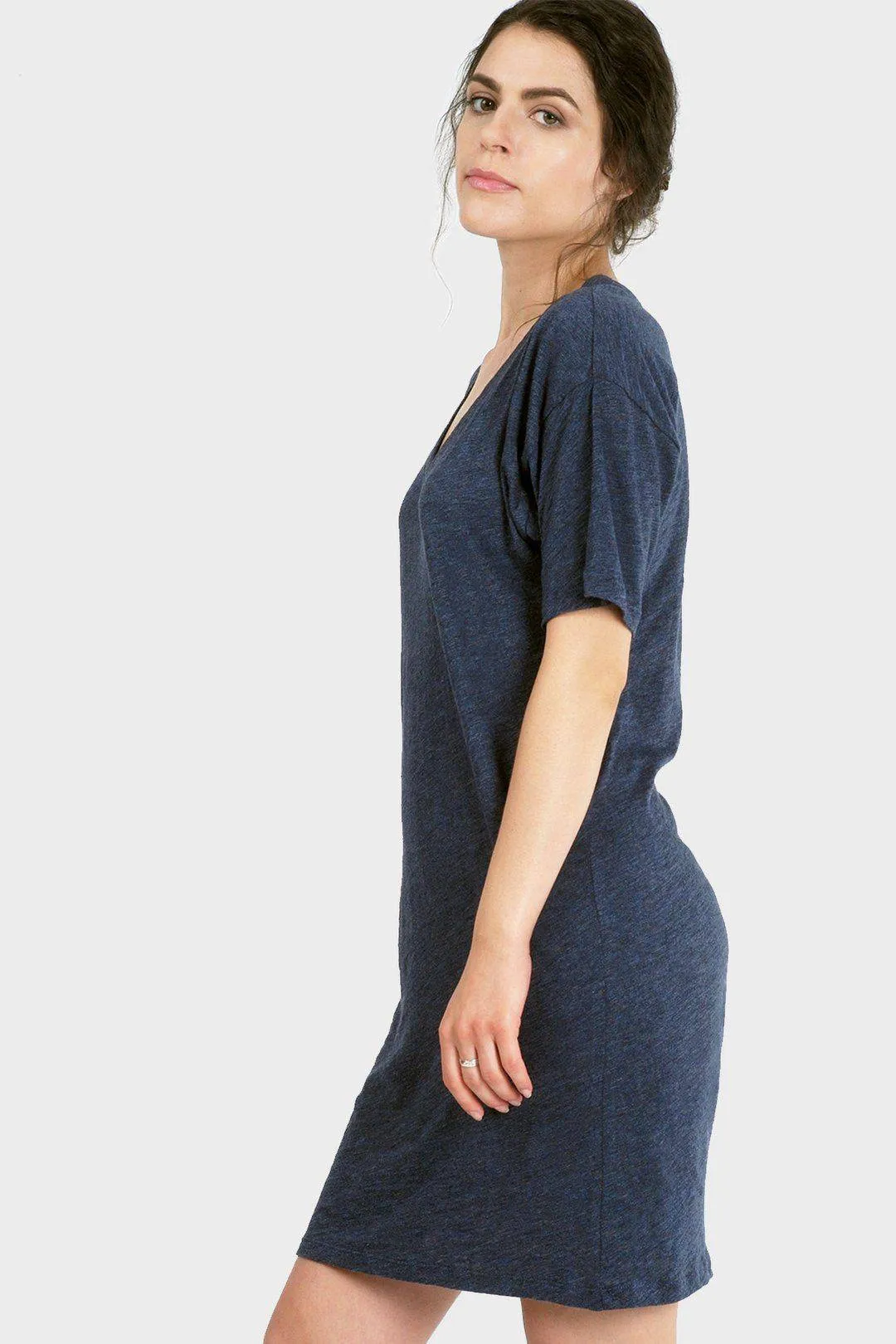 Mika T-Shirt Dress (Heather Lake) sold by 337 Brand product image thumbnail 3