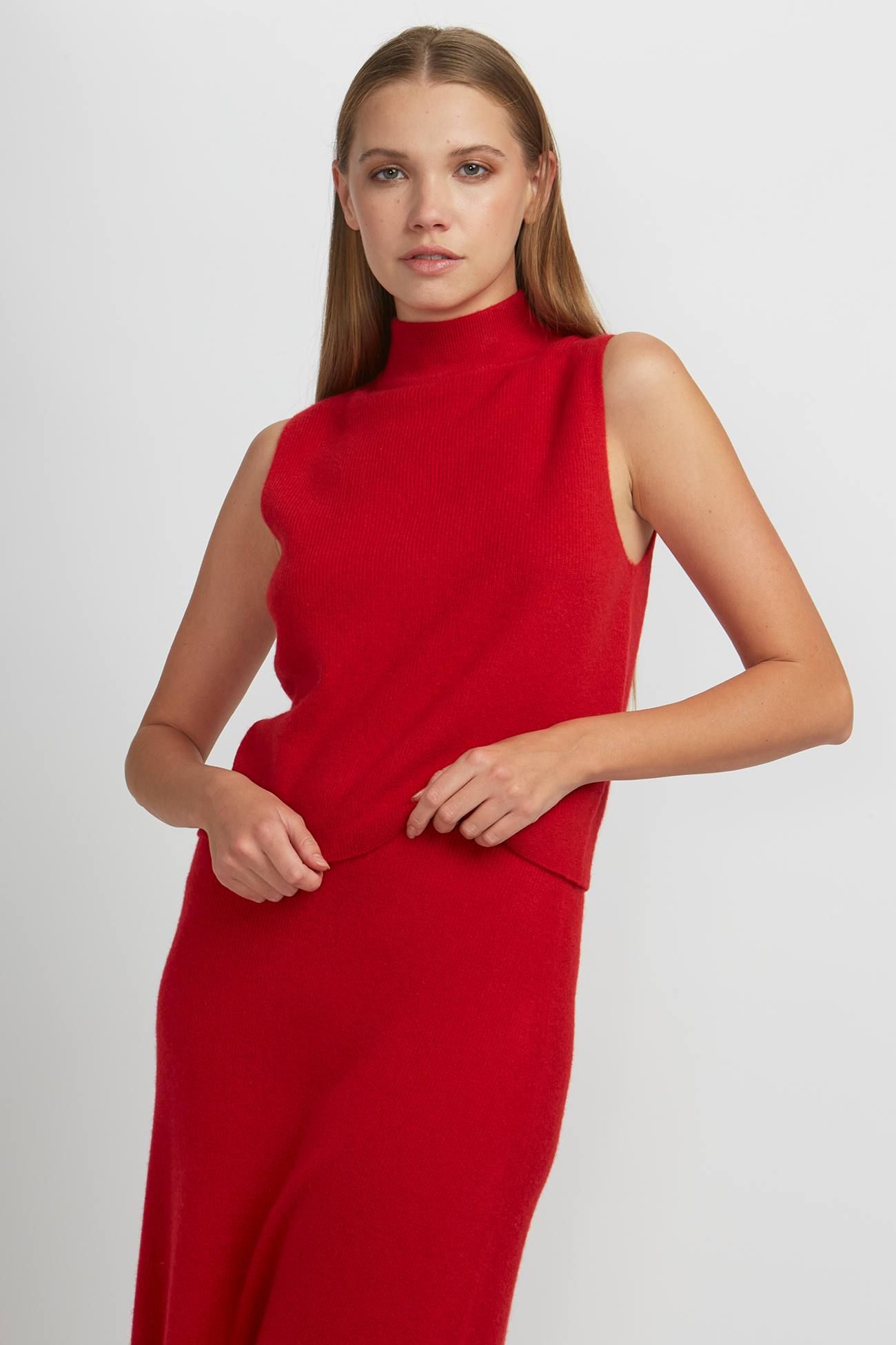 MILENA SLEEVELESS TURTLENECK sold by 360 Cashmere product image thumbnail 3