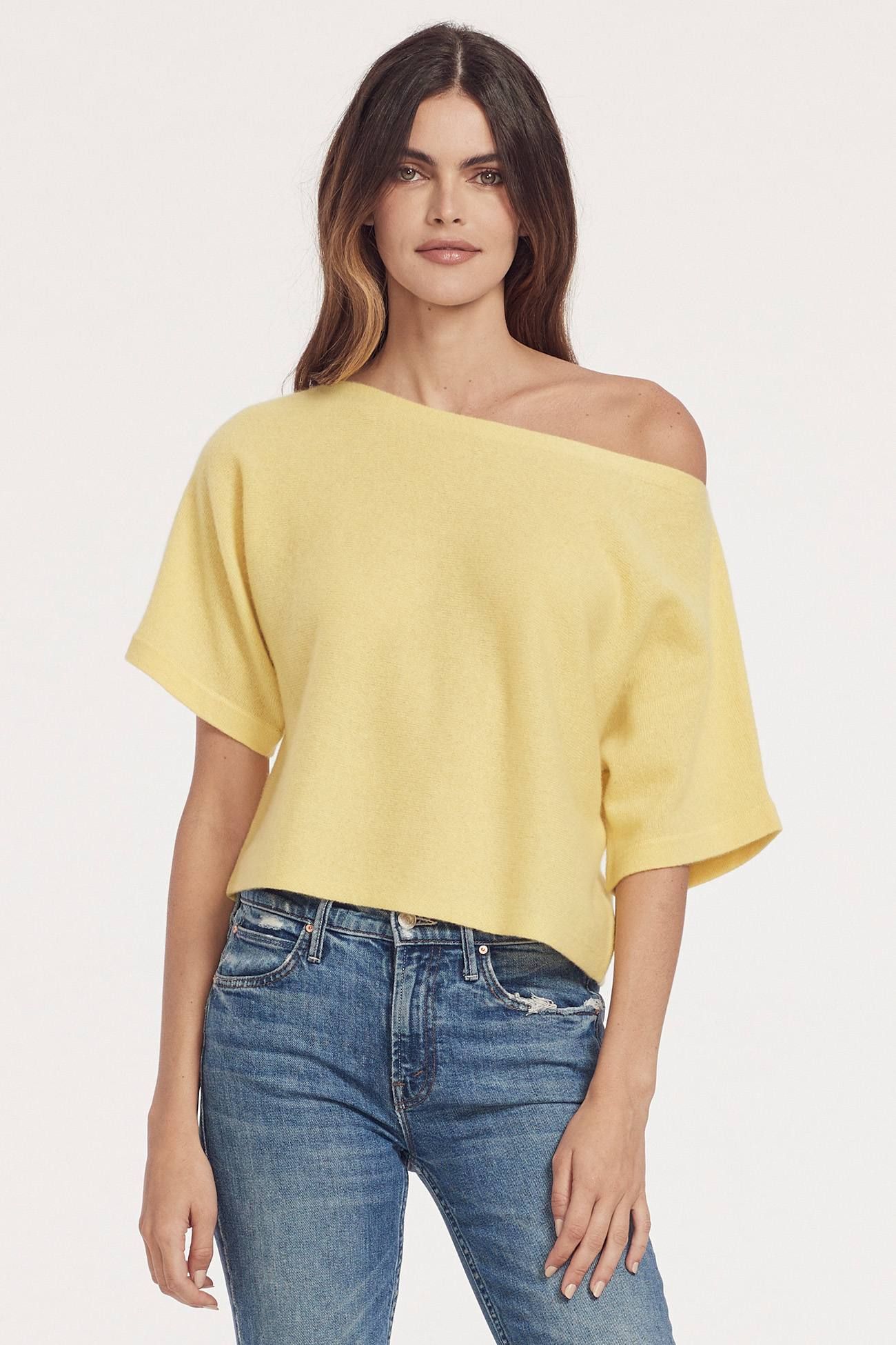 CLARA OFF-SHOULDER TOP sold by 360 Cashmere product image thumbnail 5
