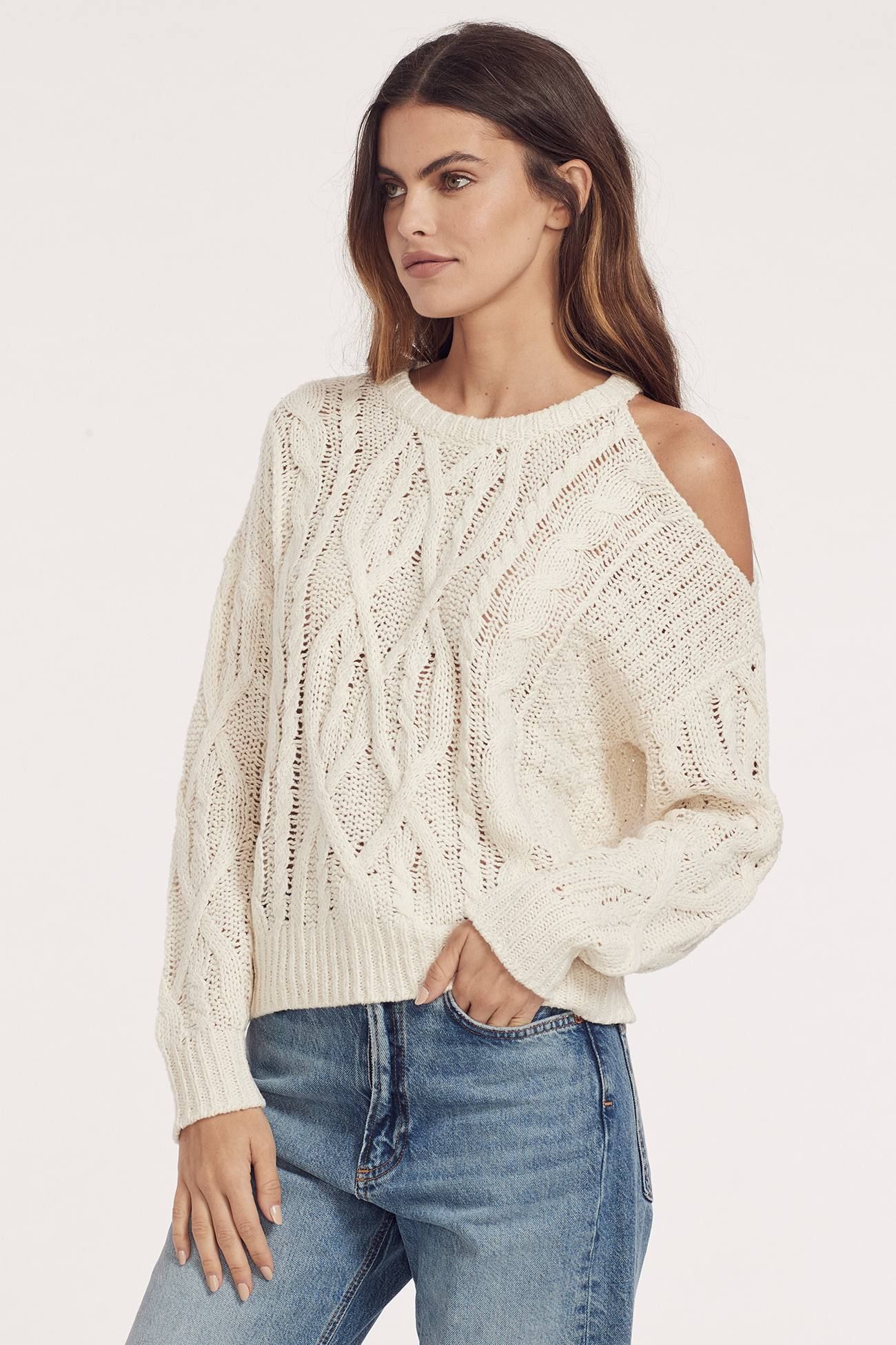 SIERRA CABLE CREW sold by 360 Cashmere product image thumbnail 2