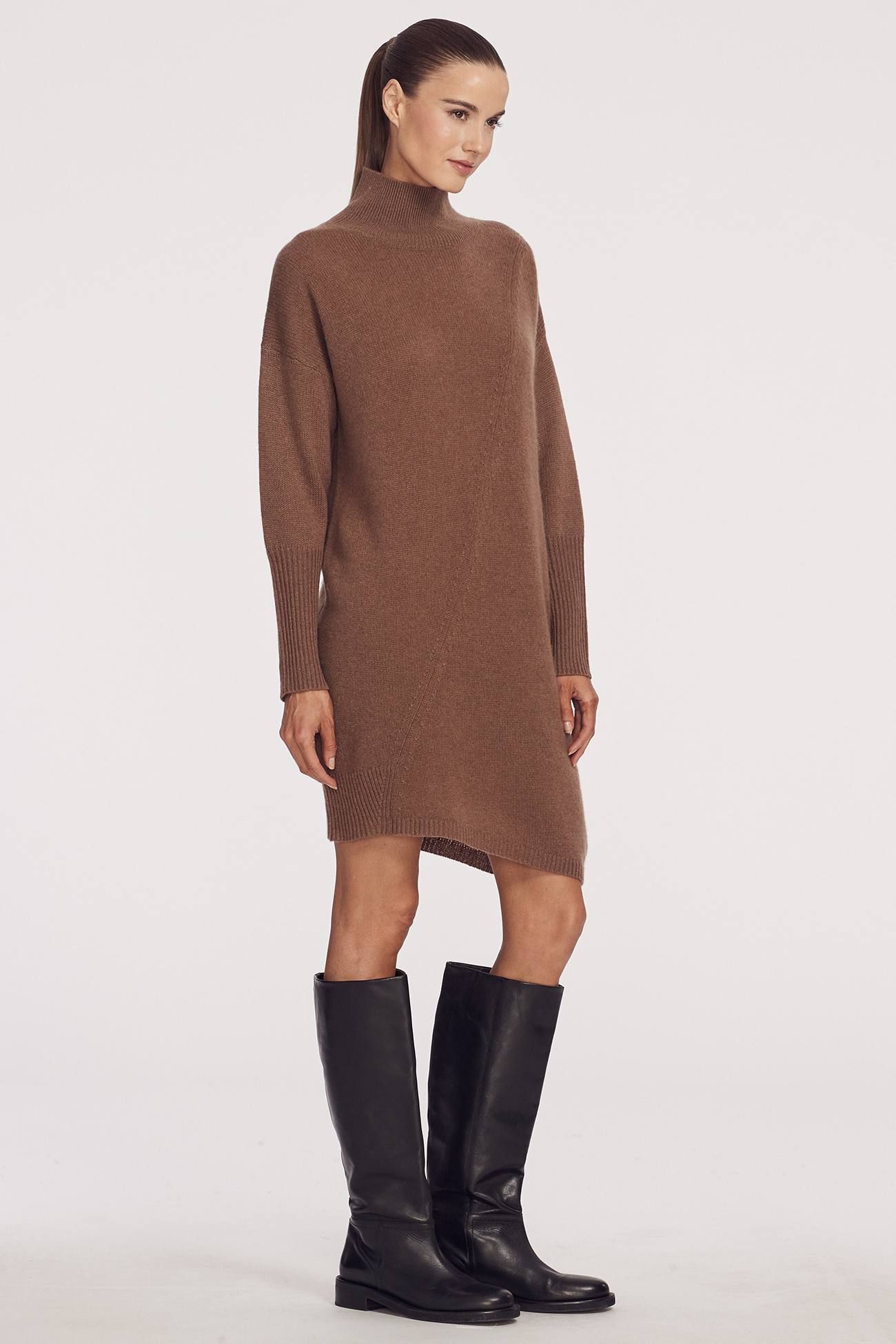 QUINCY TURTLENECK DRESS sold by 360 Cashmere product image thumbnail 5