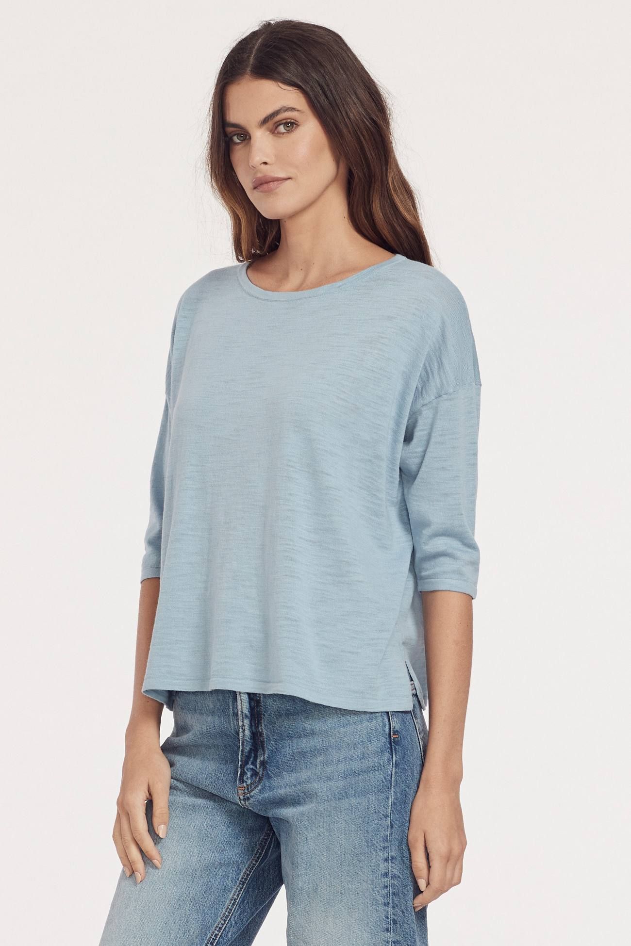 BRAELYNN CREW T-SHIRT sold by 360 Cashmere product image thumbnail 3