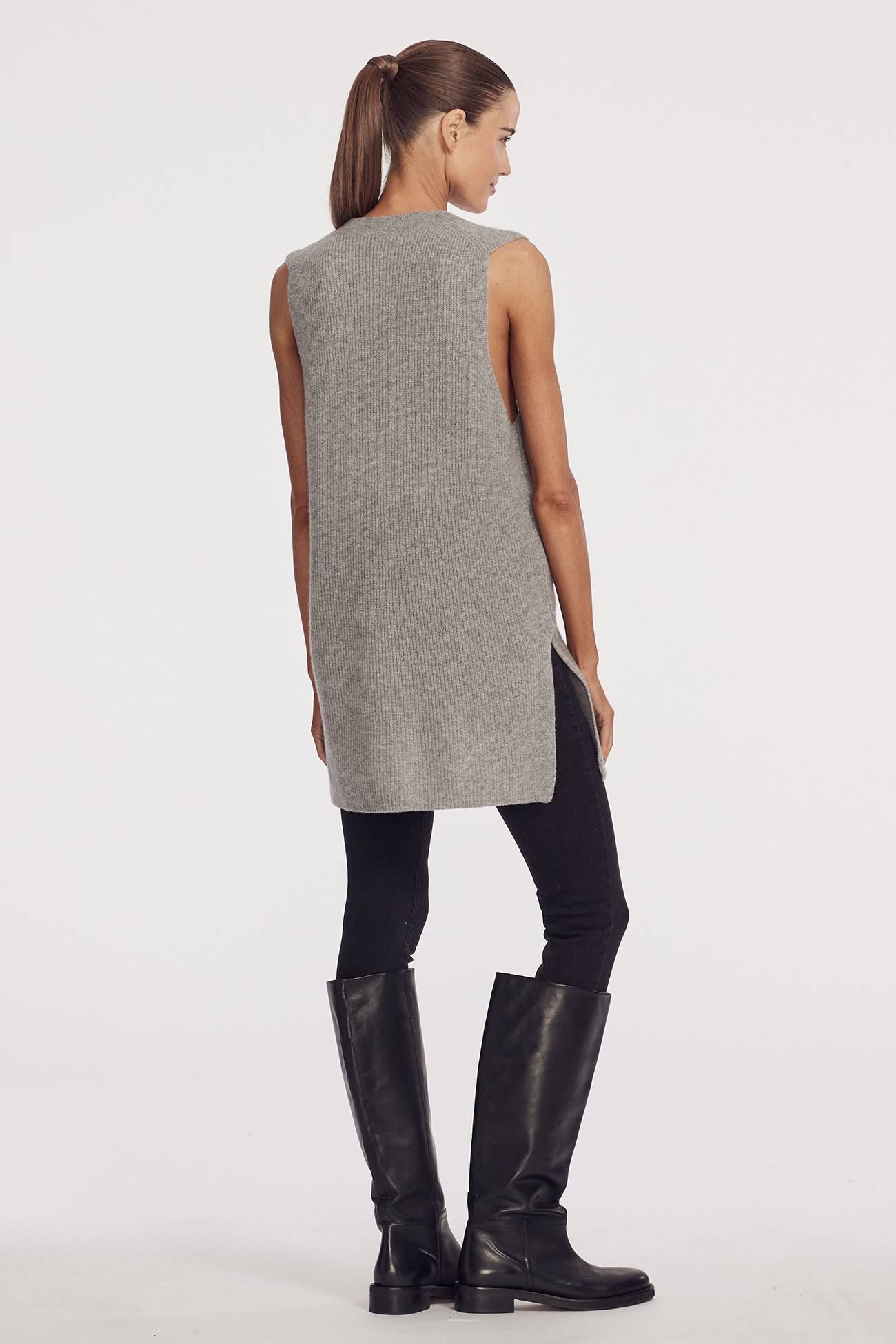 FERNANDA V-NECK VEST sold by 360 Cashmere product image thumbnail 4