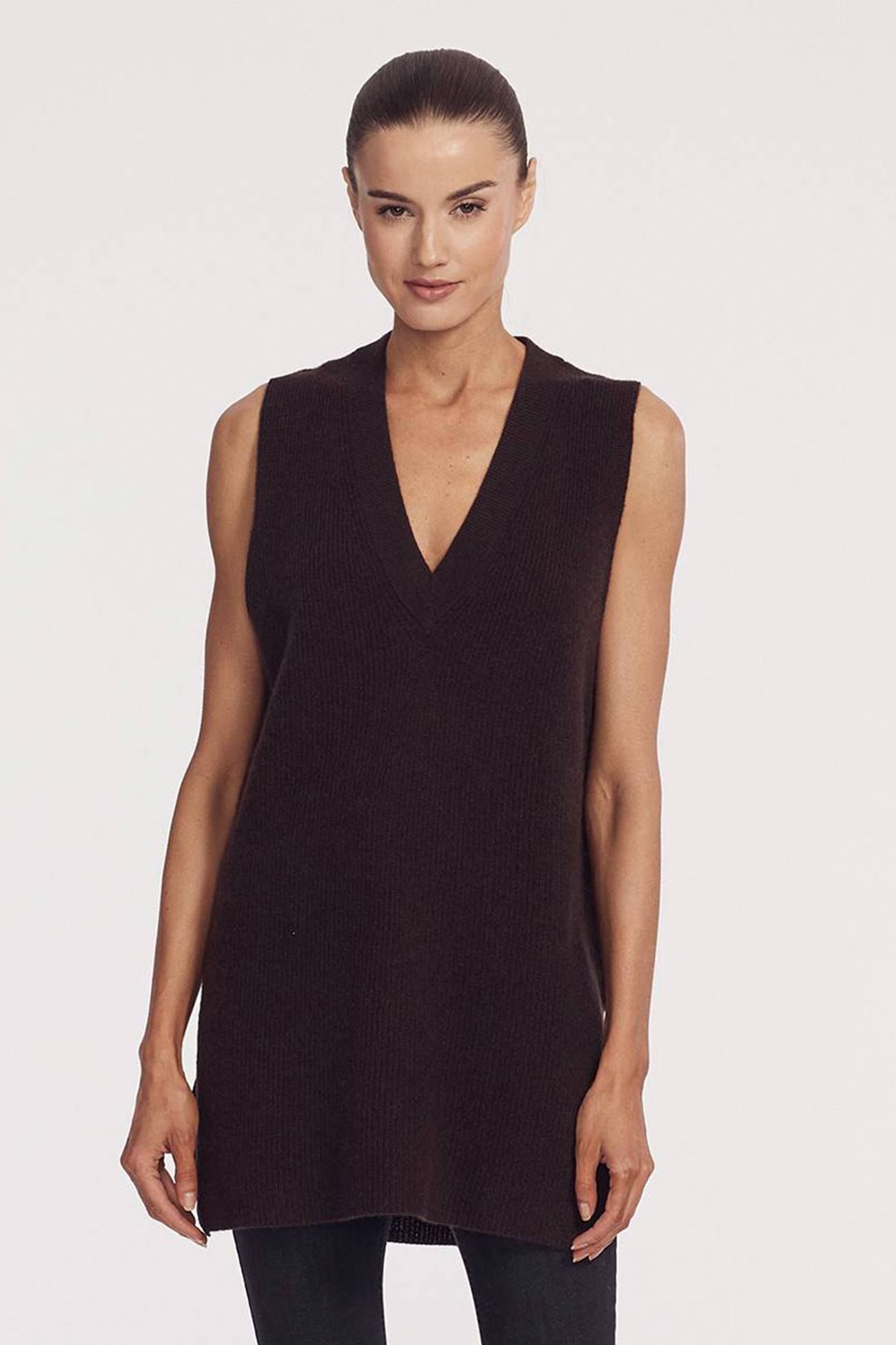 FERNANDA V-NECK VEST sold by 360 Cashmere product image thumbnail 5