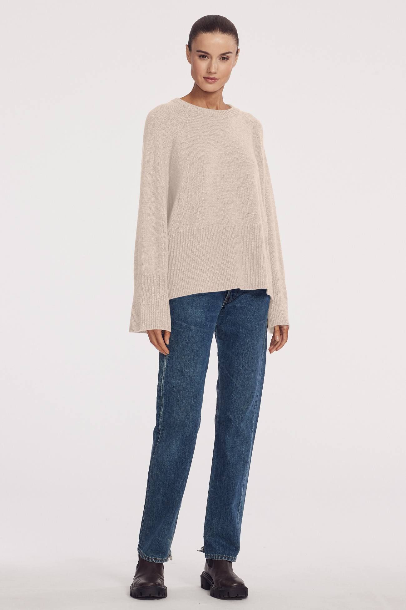 KRYSTAL BELL SLEEVE CREW sold by 360 Cashmere product image thumbnail 17