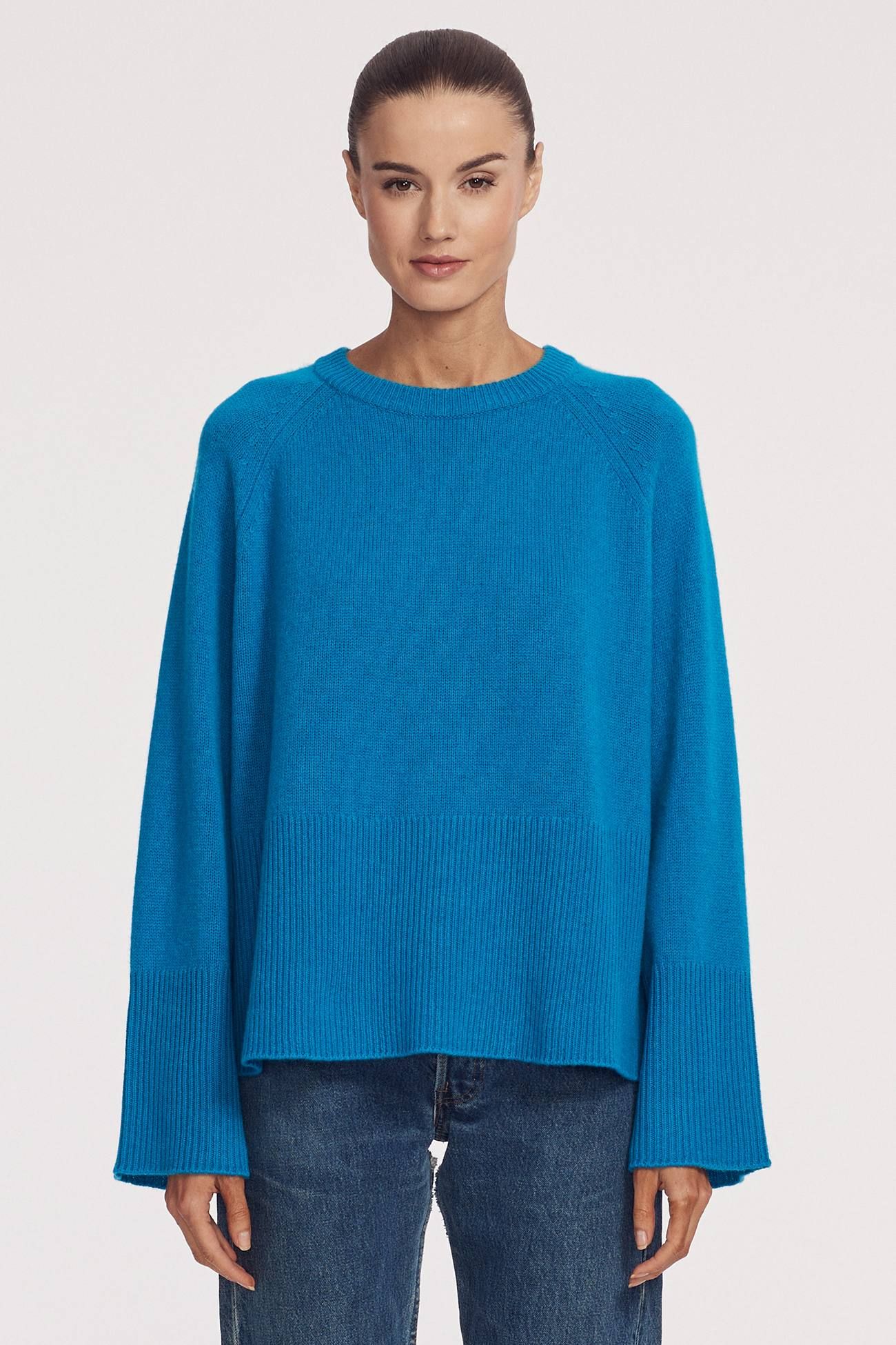 KRYSTAL BELL SLEEVE CREW sold by 360 Cashmere product image thumbnail 2