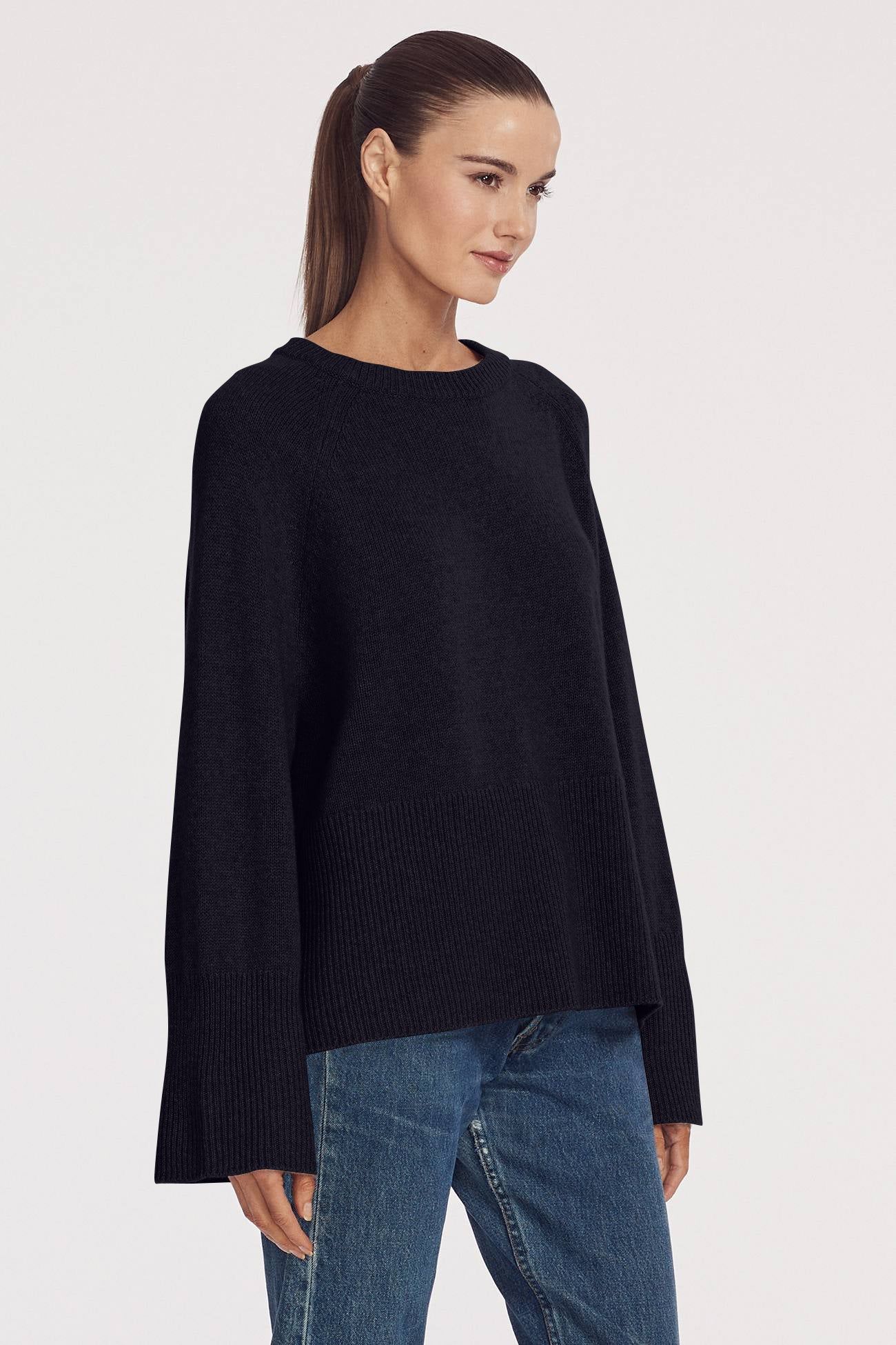 KRYSTAL BELL SLEEVE CREW sold by 360 Cashmere product image thumbnail 30