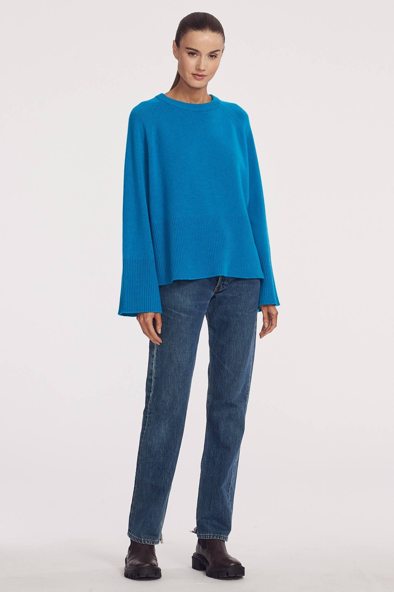 KRYSTAL BELL SLEEVE CREW sold by 360 Cashmere product image thumbnail 5