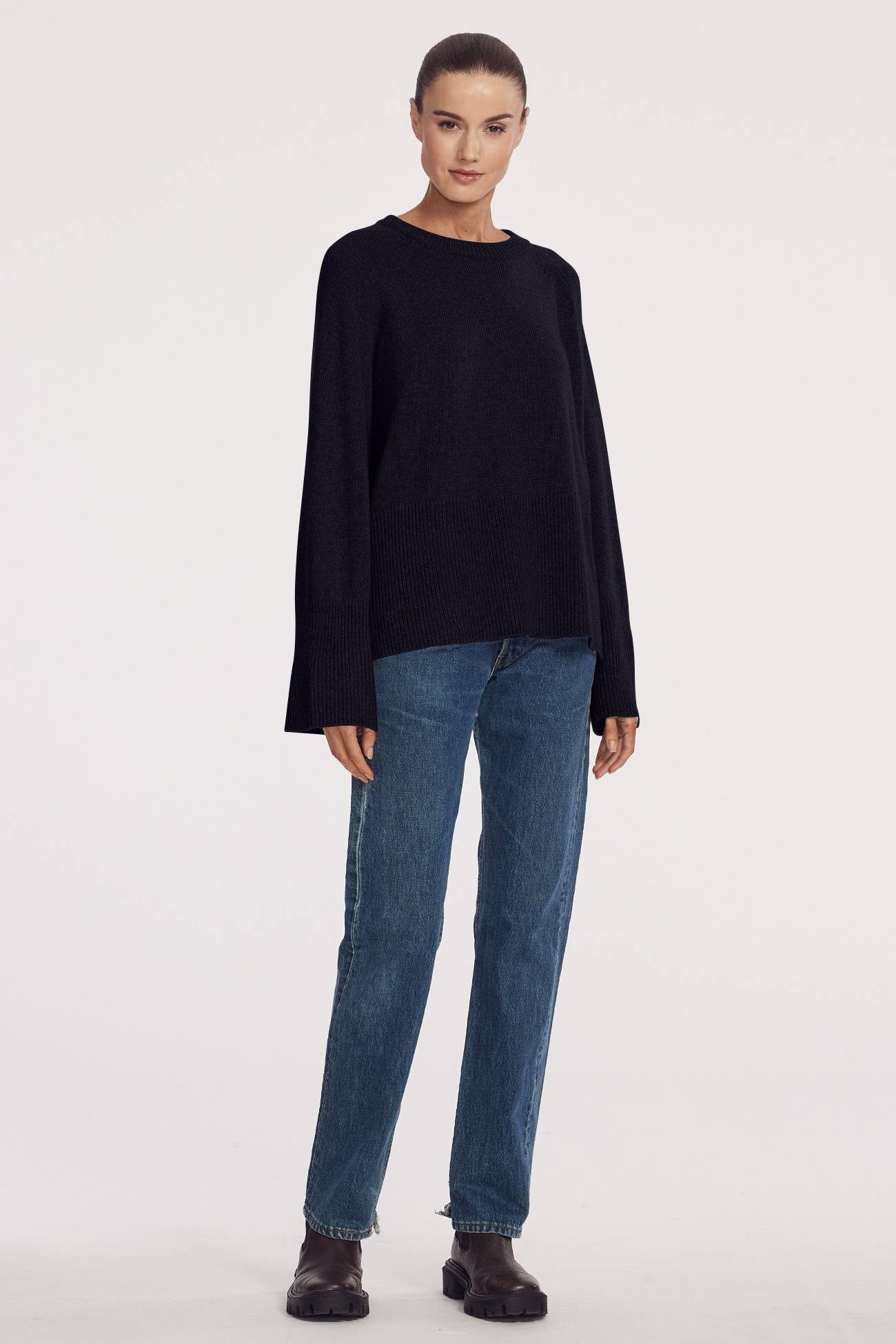 KRYSTAL BELL SLEEVE CREW sold by 360 Cashmere product image thumbnail 32