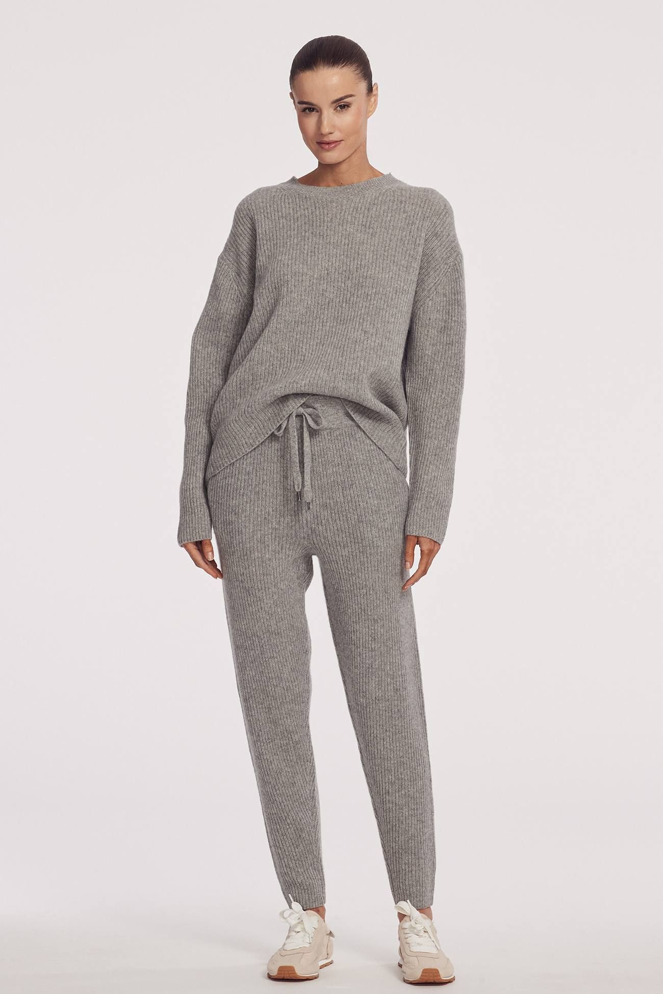 VIOLET RIBBED JOGGER sold by 360 Cashmere product image thumbnail 5