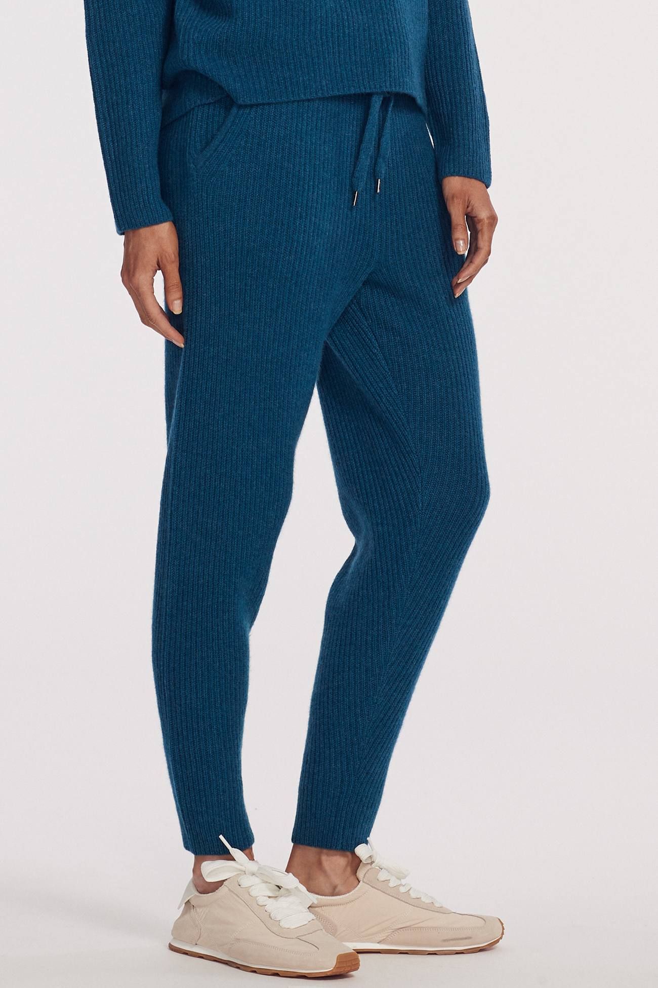 VIOLET RIBBED JOGGER sold by 360 Cashmere product image thumbnail 6