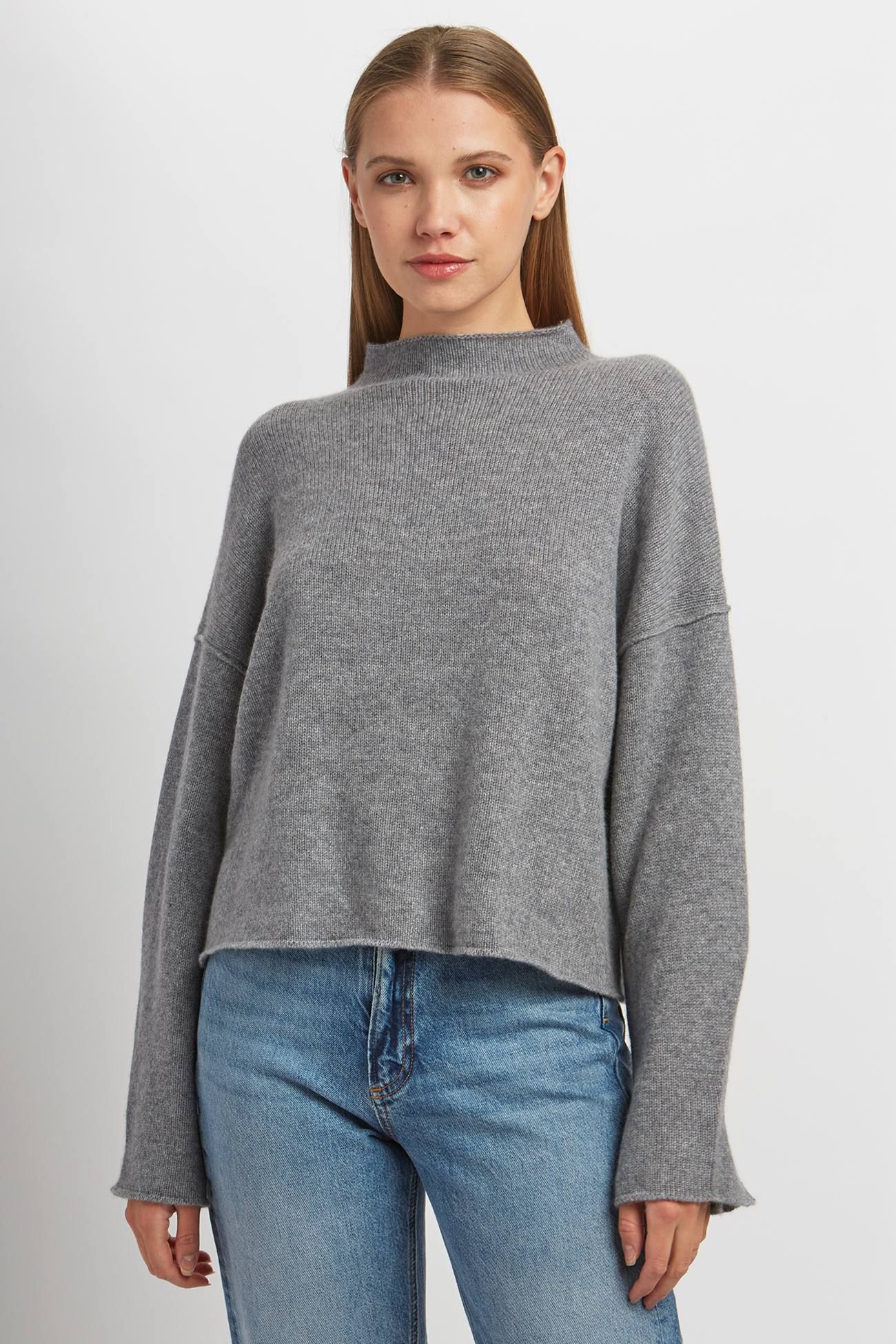 KAMALA MOCK NECK sold by 360 Cashmere