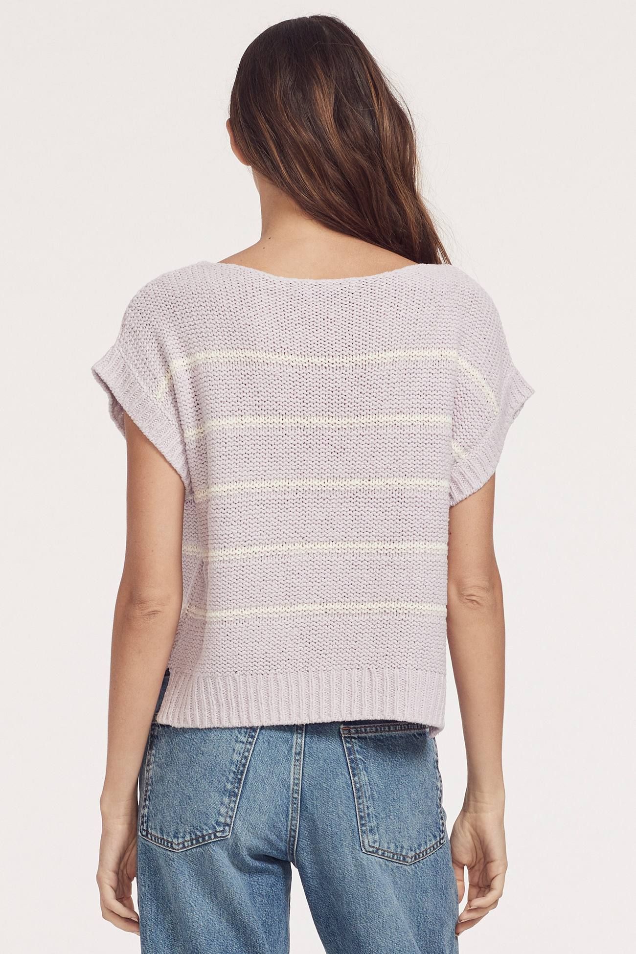 CLARENCE STRIPED CREW sold by 360 Cashmere product image thumbnail 4