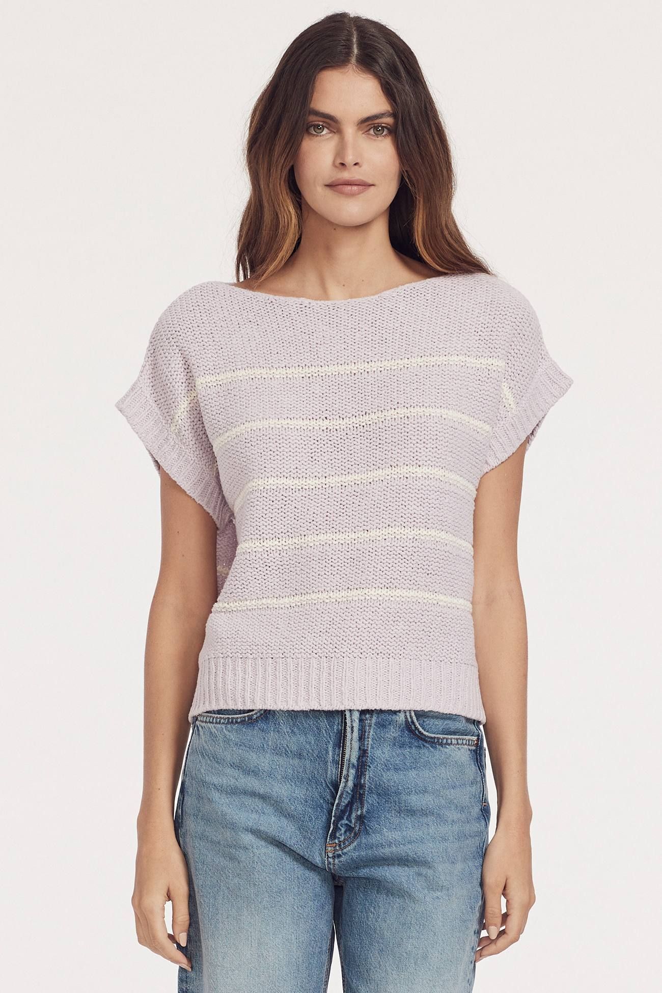 CLARENCE STRIPED CREW sold by 360 Cashmere product image thumbnail 2