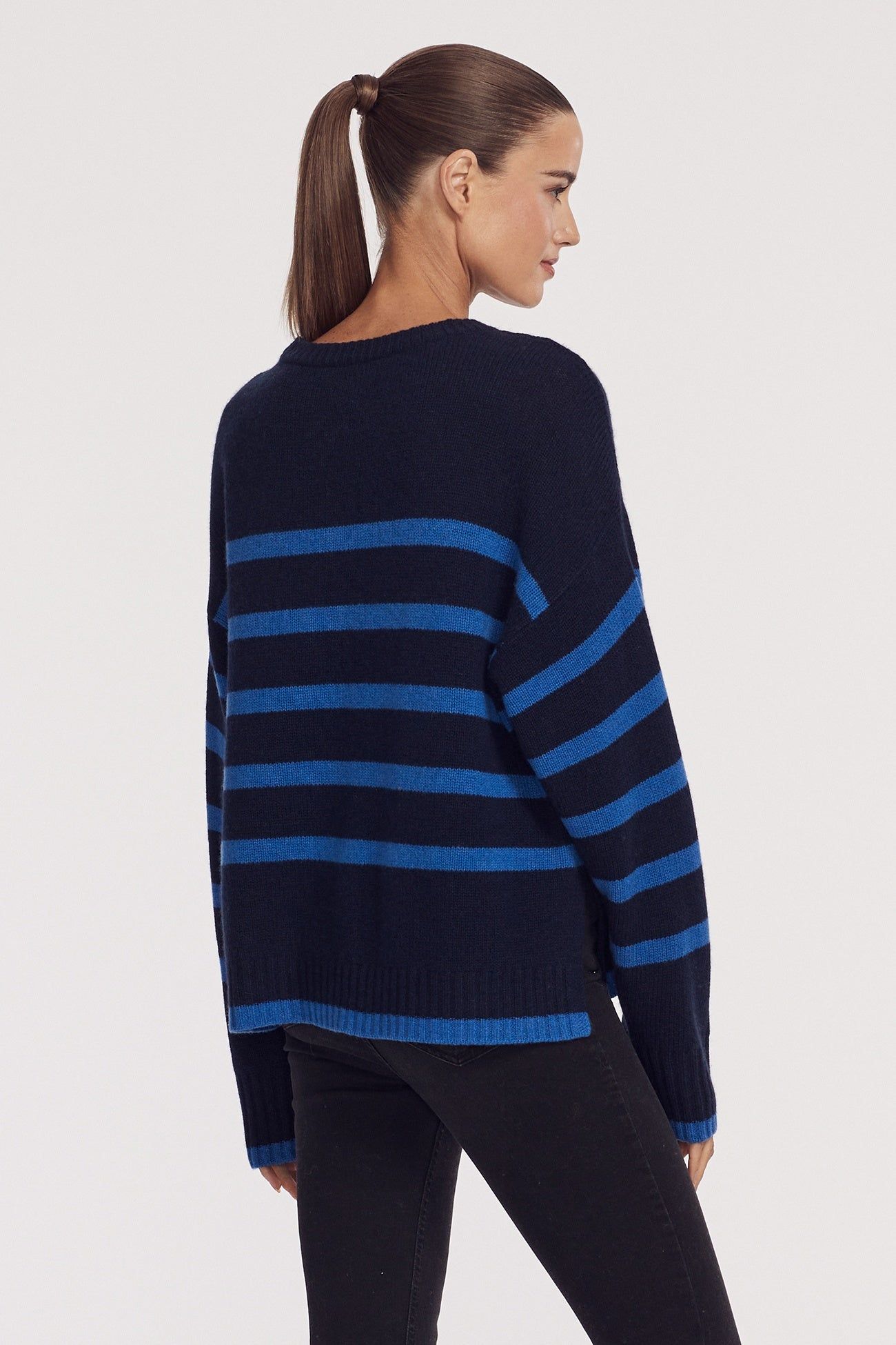 PRIYA STRIPED CREW sold by 360 Cashmere product image thumbnail 3