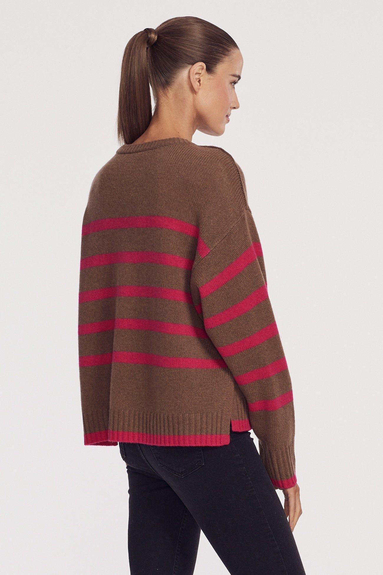 PRIYA STRIPED CREW sold by 360 Cashmere product image thumbnail 7