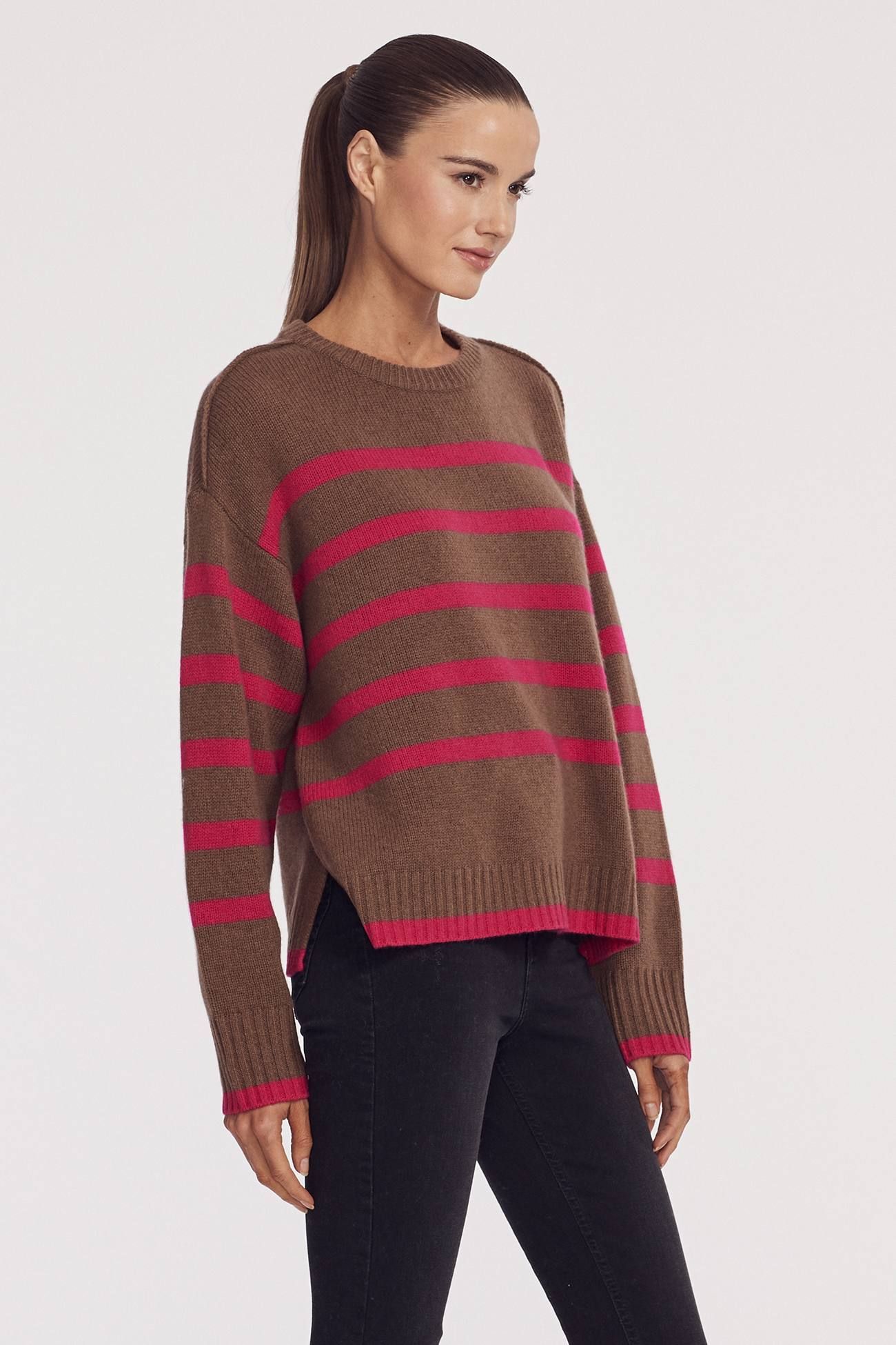 PRIYA STRIPED CREW sold by 360 Cashmere product image thumbnail 6