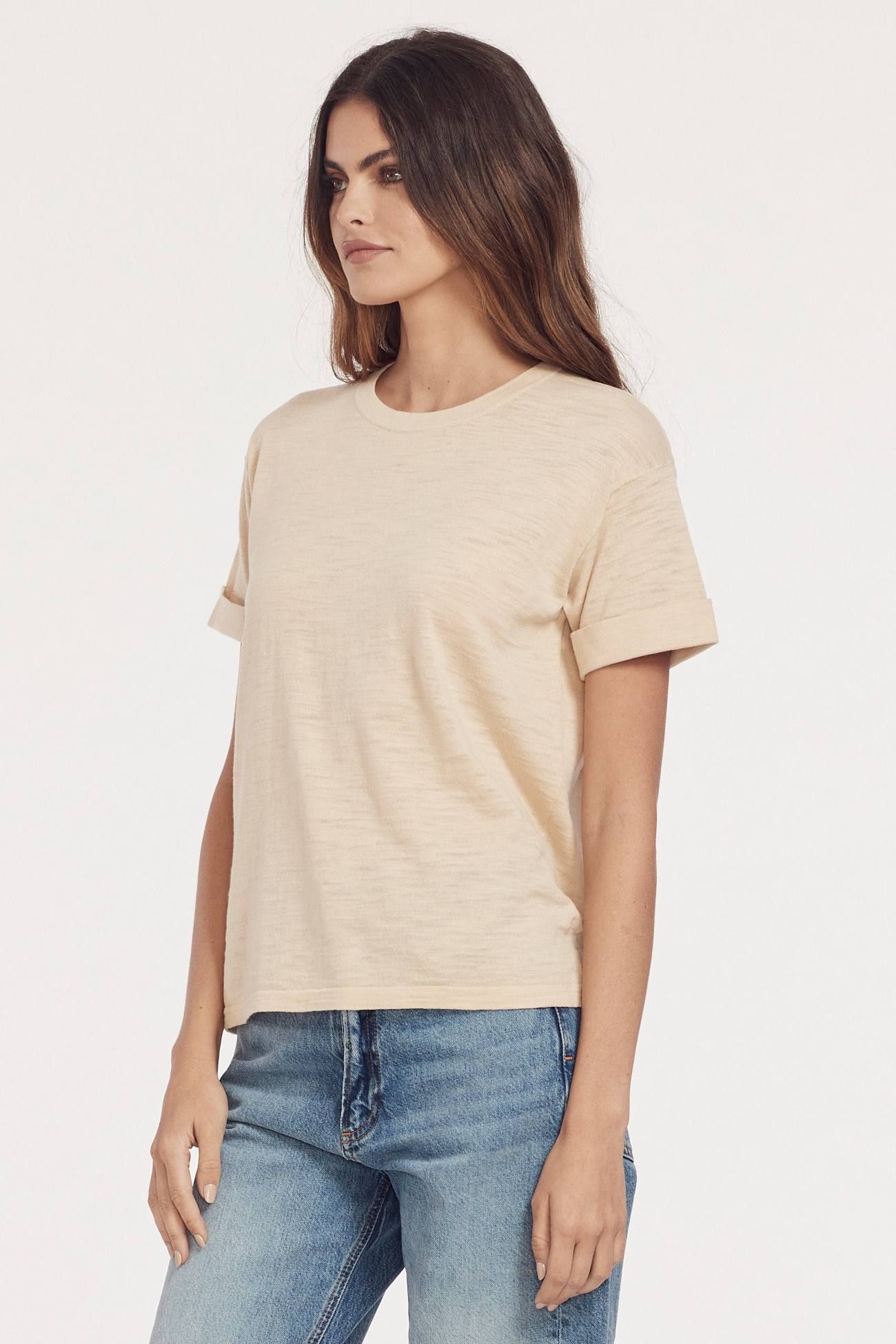 LUMI CREW T-SHIRT sold by 360 Cashmere product image thumbnail 6