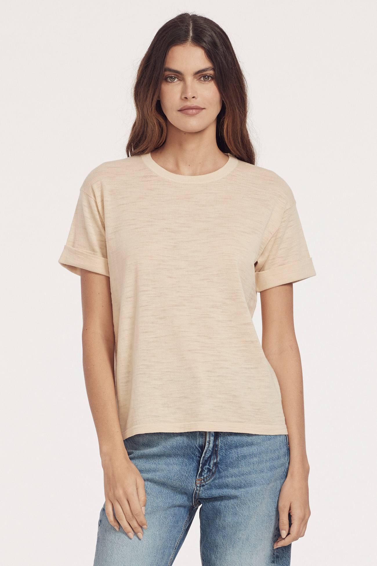 LUMI CREW T-SHIRT sold by 360 Cashmere product image thumbnail 5