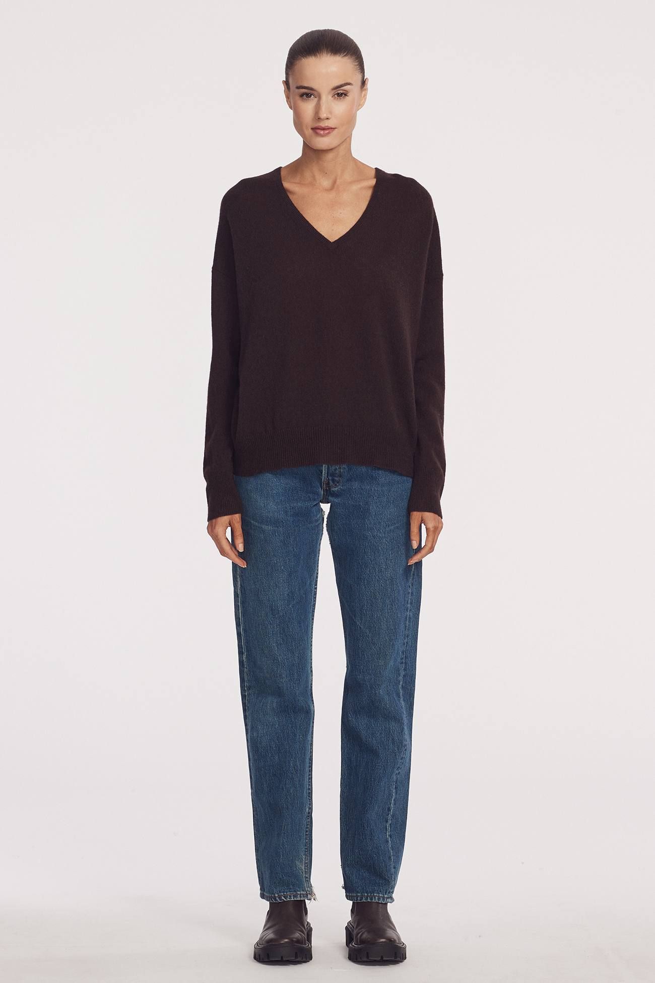 TEGAN V-NECK sold by 360 Cashmere product image thumbnail 5