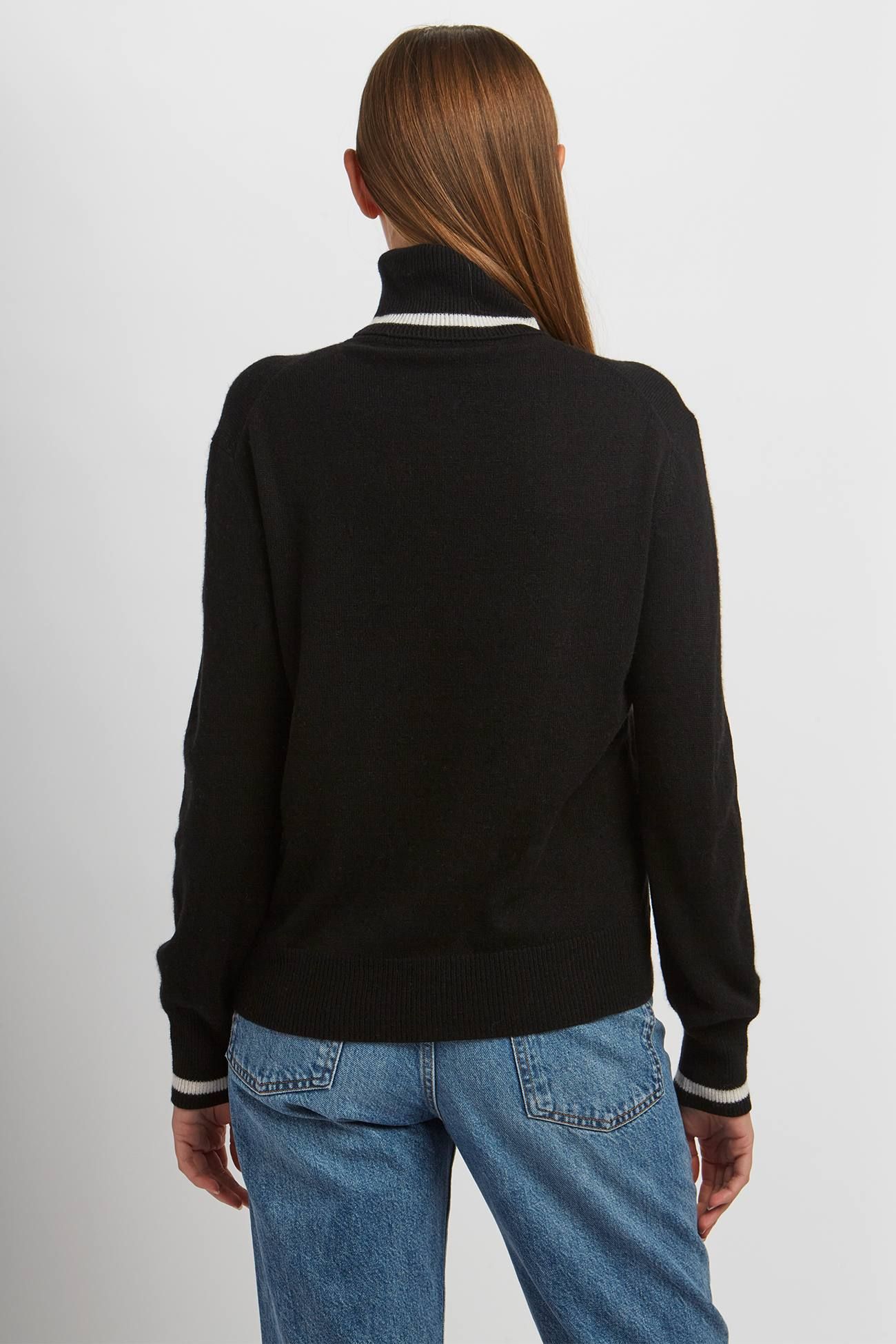 SUMMIT GRAPHIC TURTLENECK sold by 360 Cashmere product image thumbnail 3