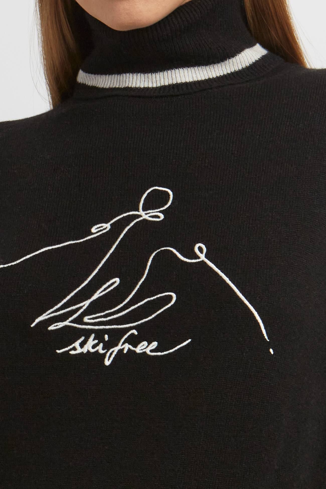 SUMMIT GRAPHIC TURTLENECK sold by 360 Cashmere product image thumbnail 4