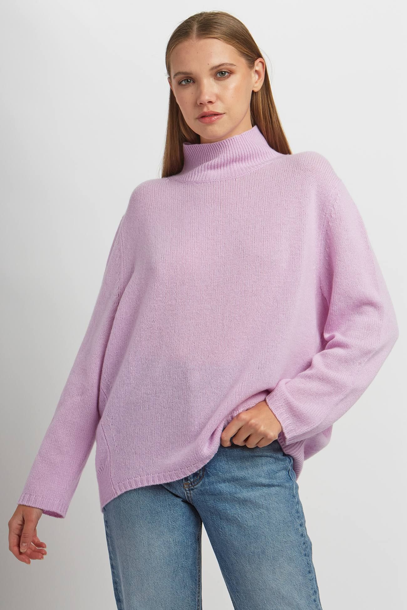 LUELLA MOCK NECK sold by 360 Cashmere