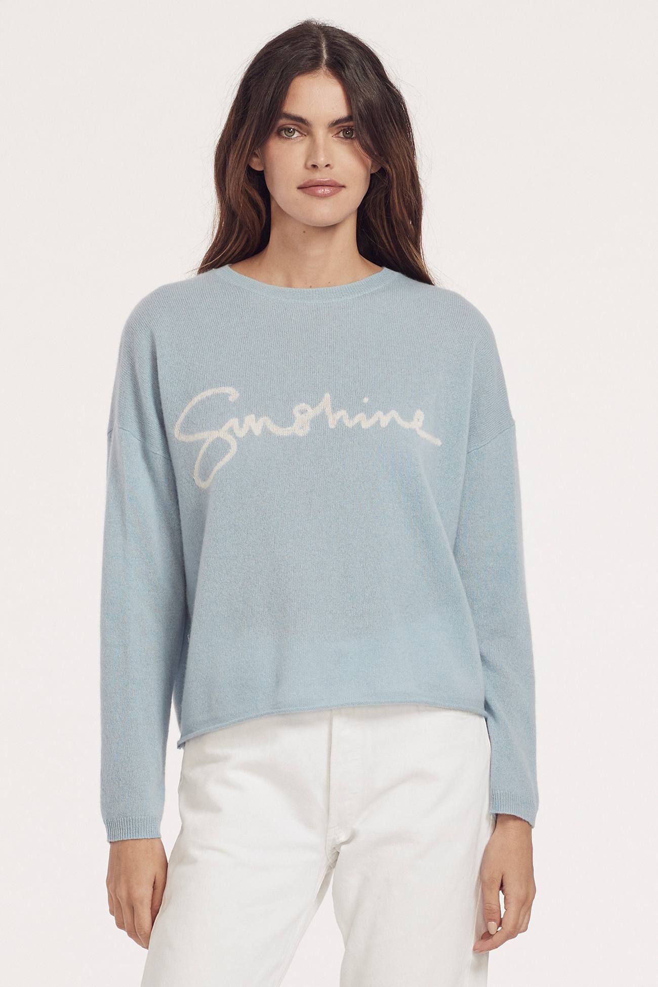 SUNSHINE GRAPHIC CREW sold by 360 Cashmere