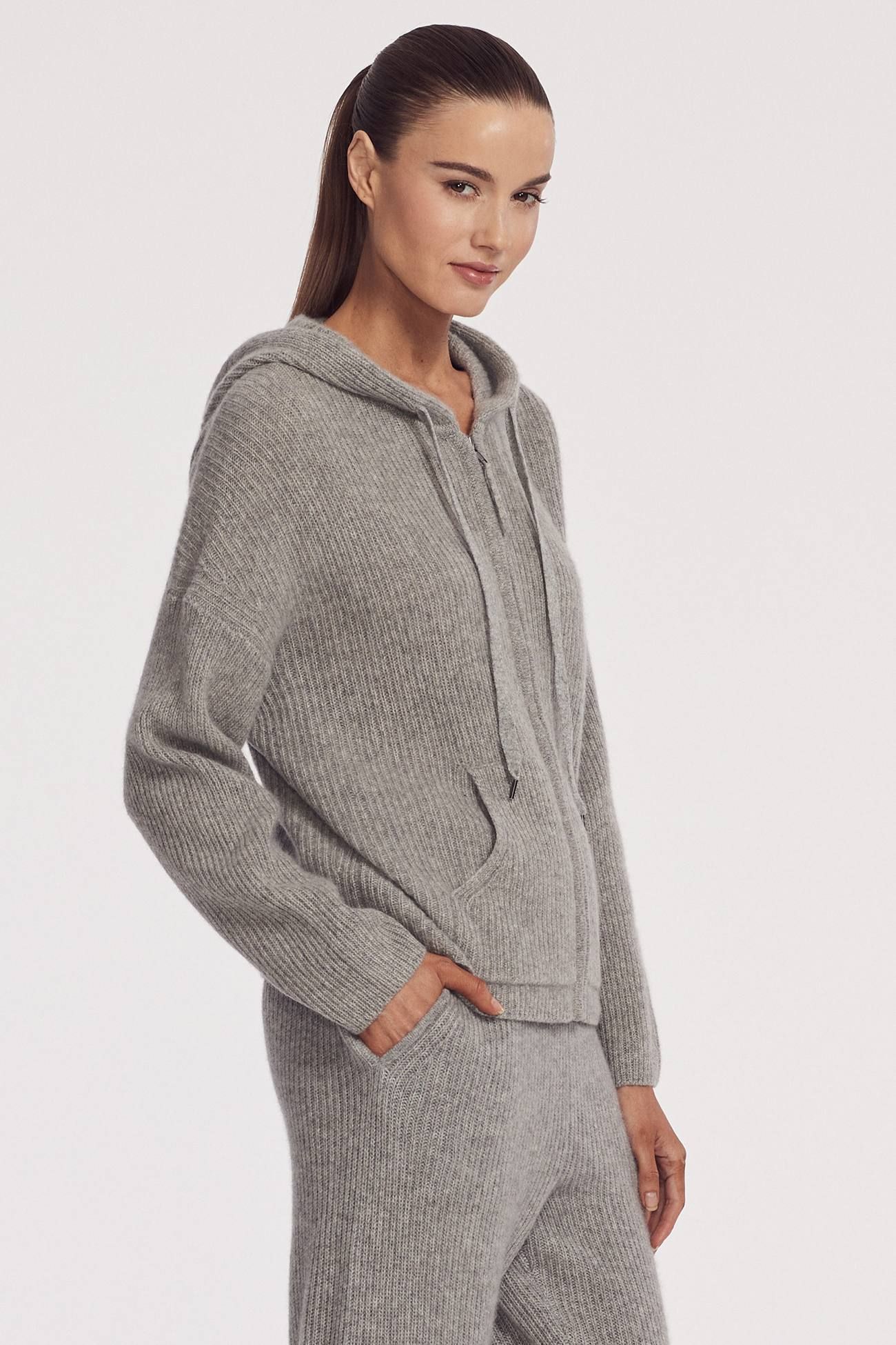 SAHARA ZIP-UP HOODIE sold by 360 Cashmere product image thumbnail 2