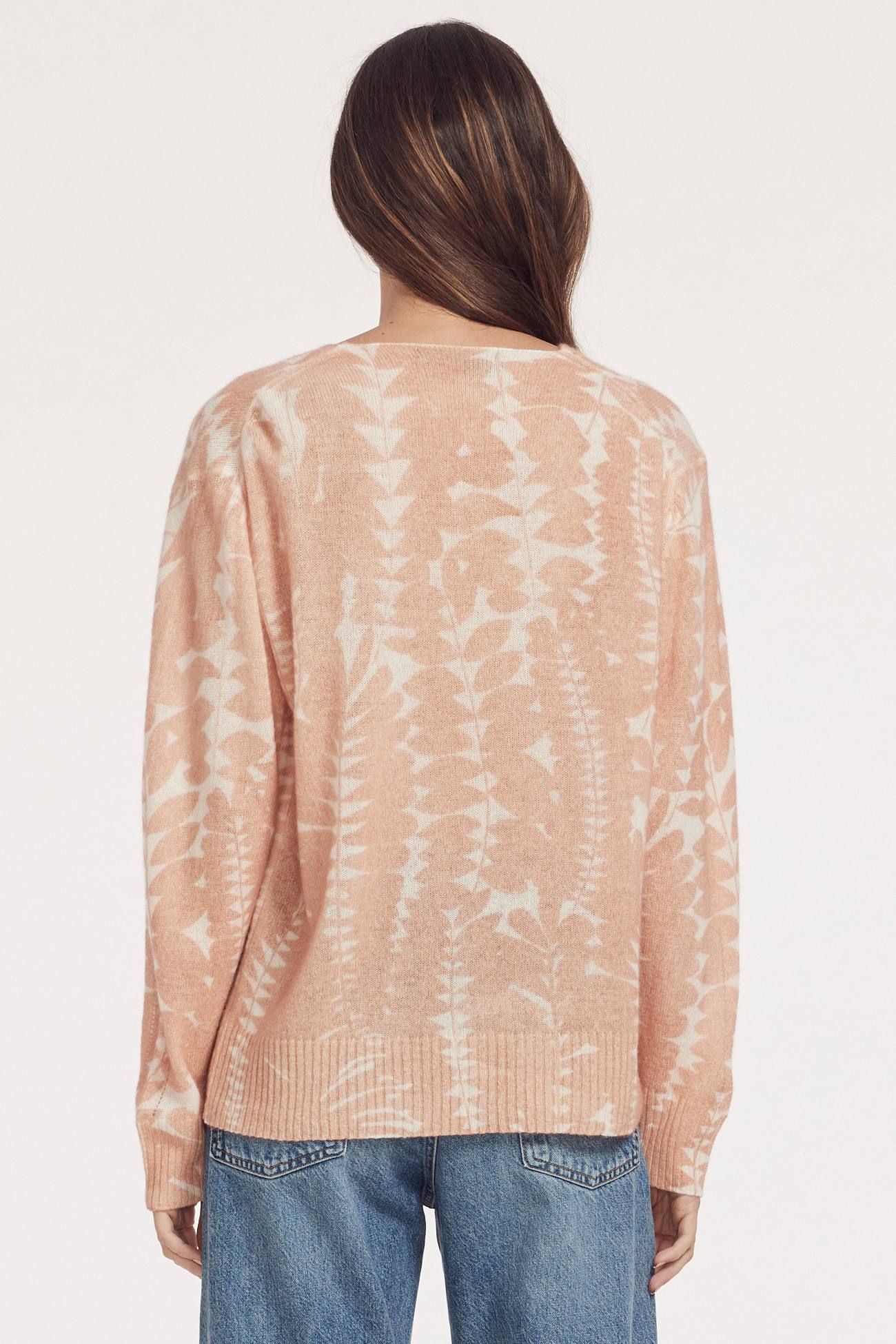 POPPEY PRINTED V-NECK sold by 360 Cashmere product image thumbnail 7